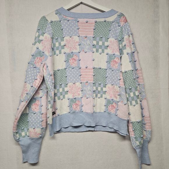 NWT Matilda Jane Heart to Heart Waltz of the Flowers Patchwork Cardigan - Picture 10 of 12